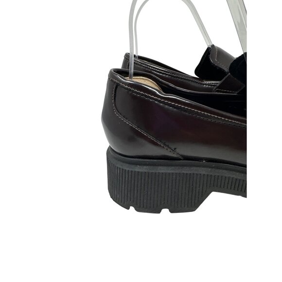Kenneth Cole Women’s Marge Lug Sole Loafers Color Bordeaux Size 7.5 - Picture 2 of 12